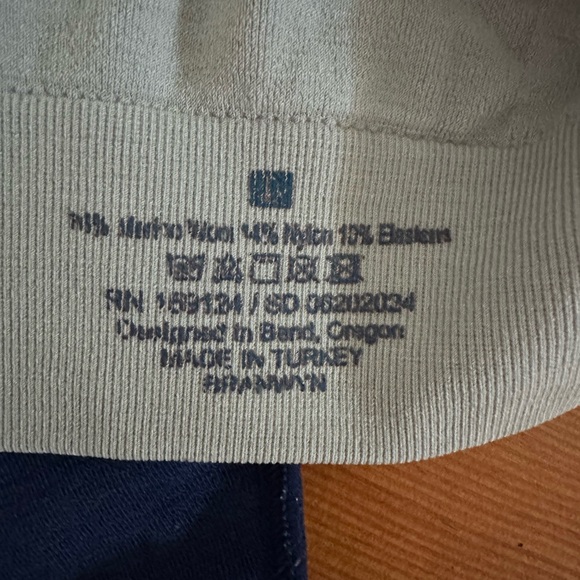 Branwyn Blue and Gray Racerback Bra - Picture 4 of 5